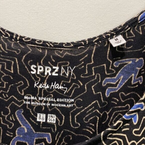 KEITH Haring Uniqlo Co-lab Tank Top Size Medium - Picture 10 of 12